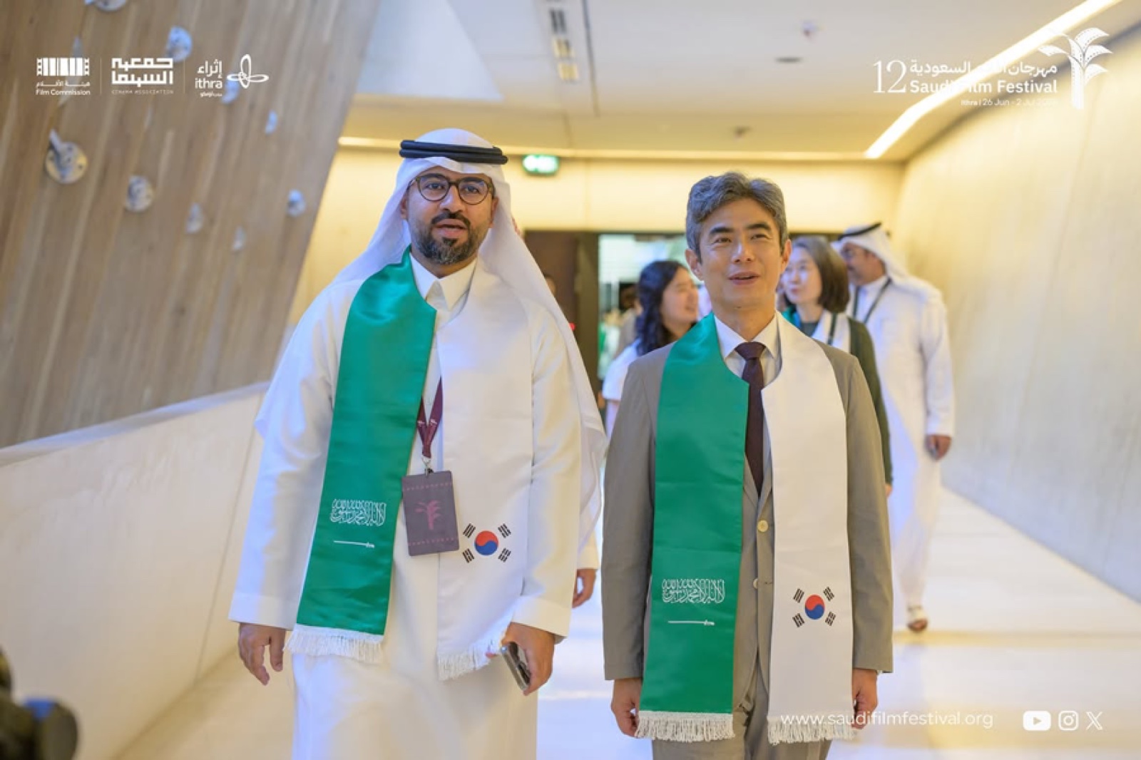 사우디 필름 페스티벌을 방문한 강신철 주사우디아라비아 대사