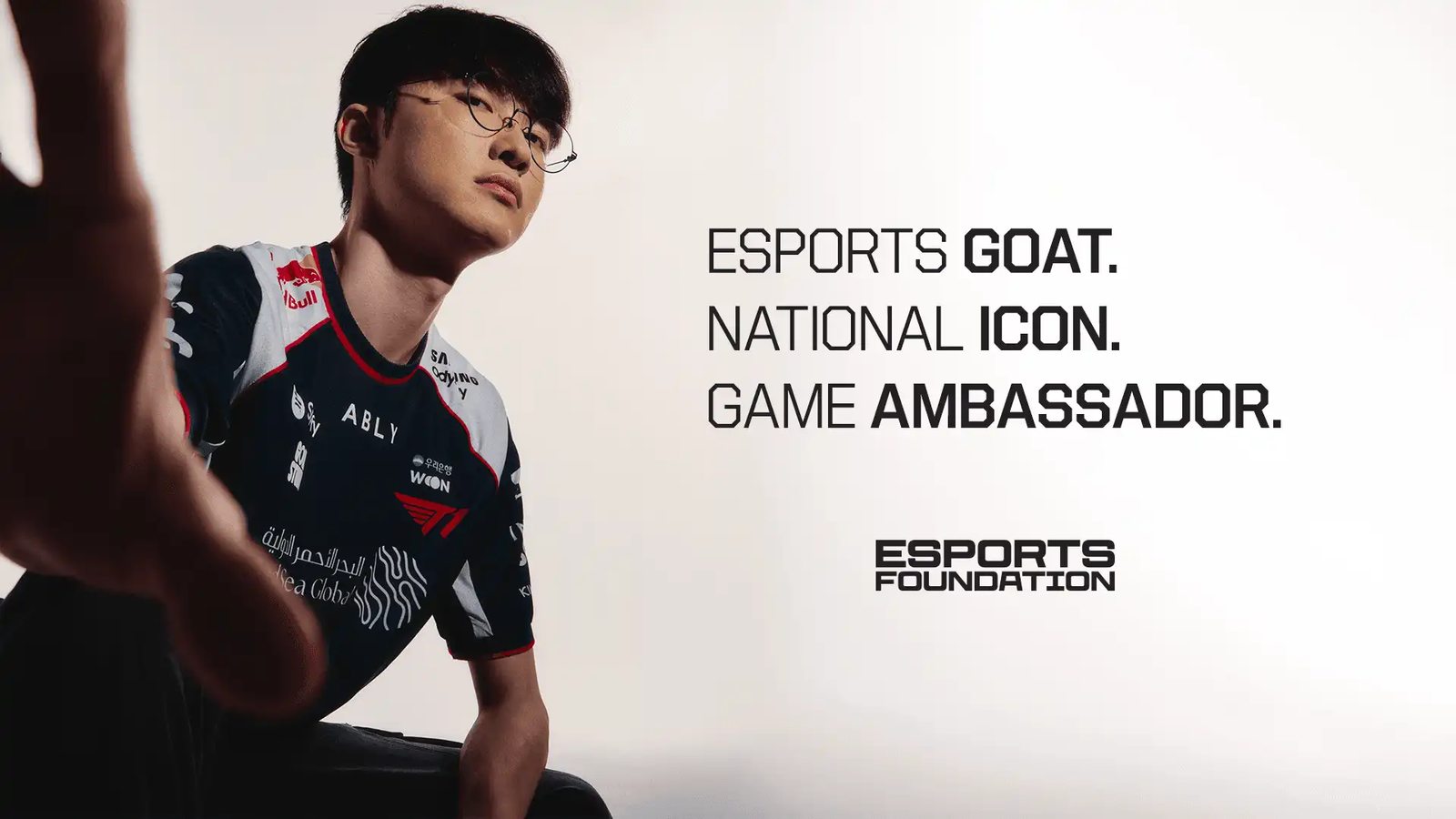 e스포츠 월드컵 게임 앰배서더에 임명된 한국선수 이상혁(Faker)